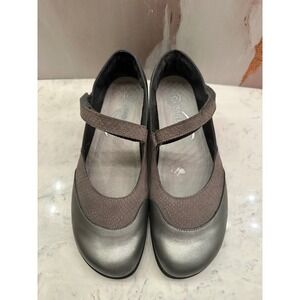 NAOT Women Sz 41 10 Kirei Suede Leather Mary Jane Comfort Shoes Grey New in Box